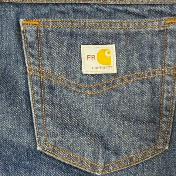Carhartt Jeans 50×36 USA Flame Resistant 88%cotton 12% nylon - Picture 1 of 12